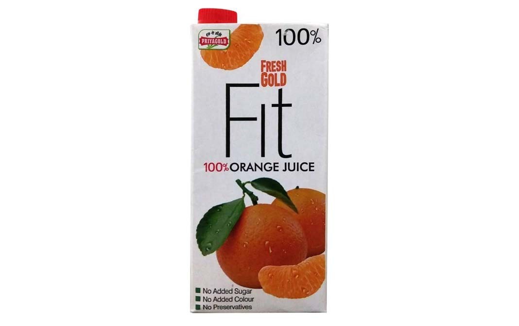Priyagold Fresh Gold Fit Orange Juice   Tetra Pack  1 litre